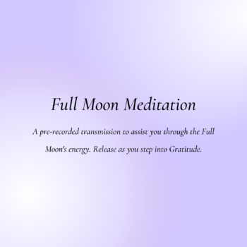 Full Moon Energy Transmission